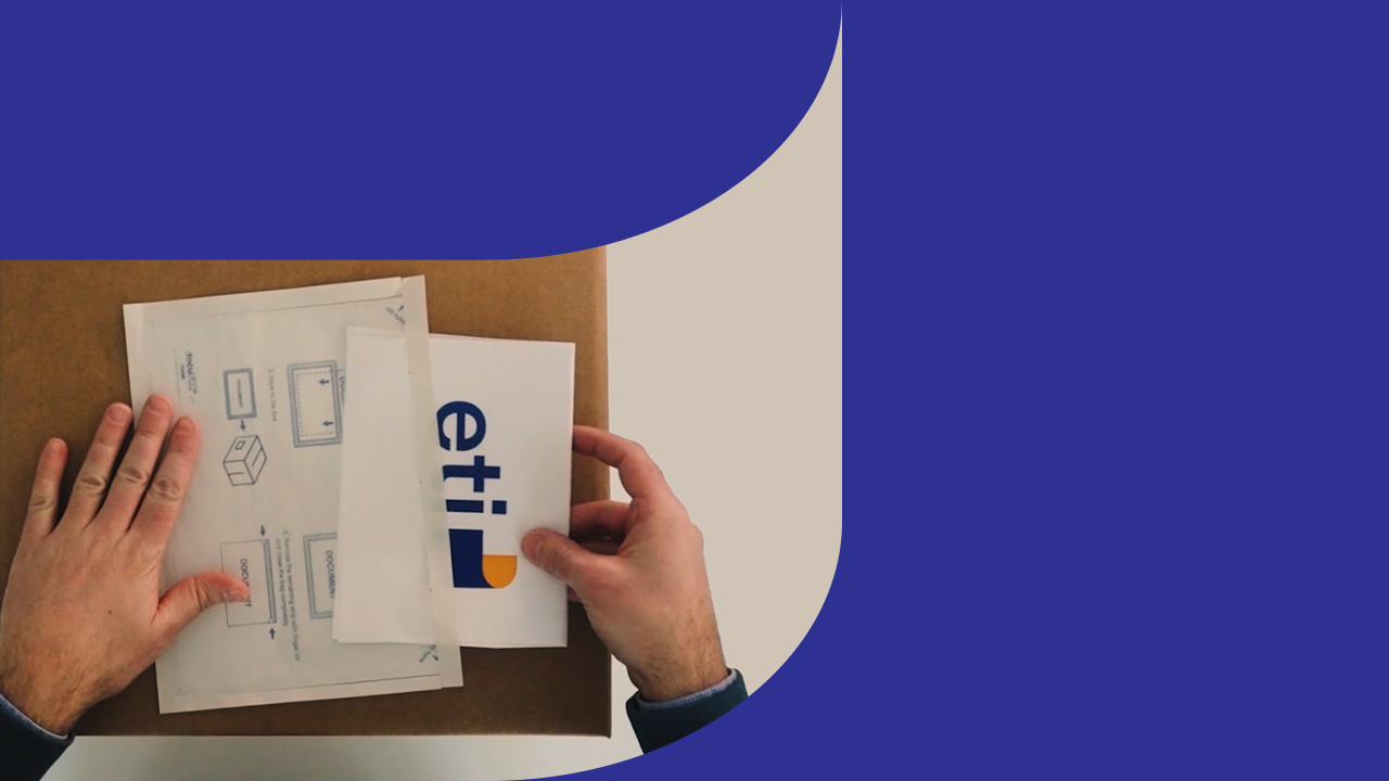 Shipping pouch with patterned adhesive and silicone coating