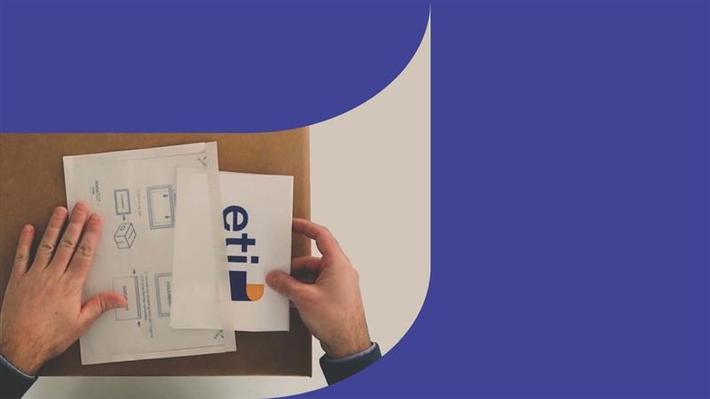 Shipping pouch with patterned adhesive and silicone coating